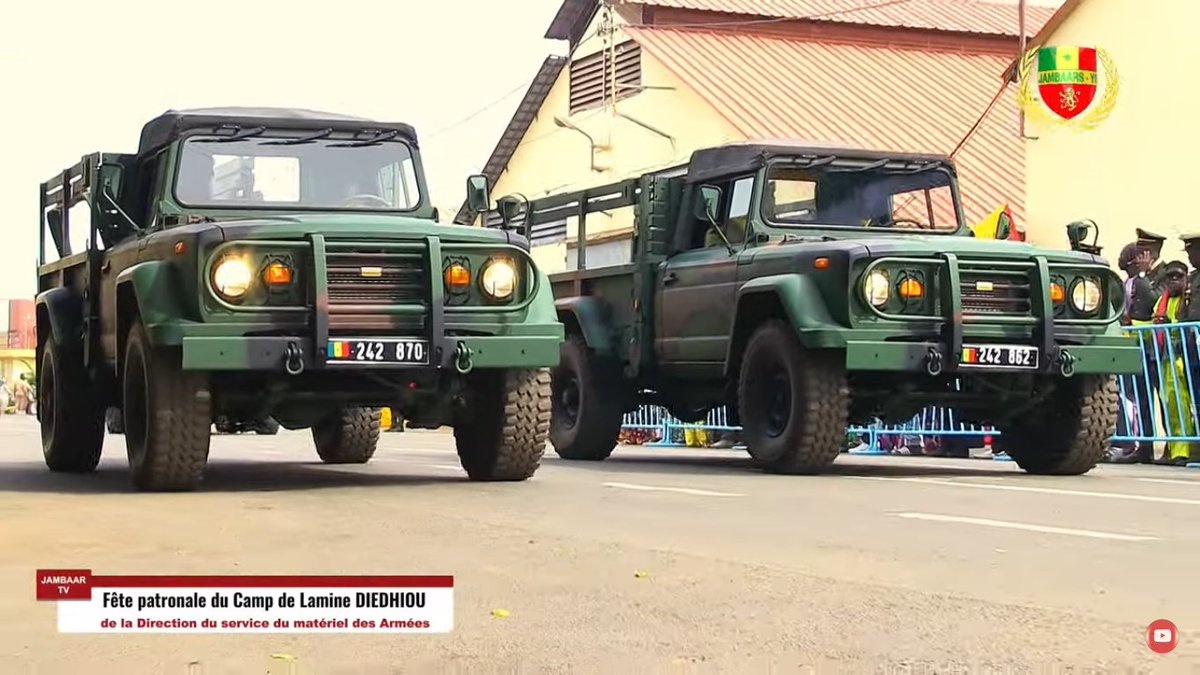 HammerOfWar5's tweet image. Pictures showing german made Mercedes Benz Zetros 2036A and south korean made KIA KM450 trucks of the Senegalese 🇸🇳 military at the military camp Lamine DIEDHIOU,in December 2024.