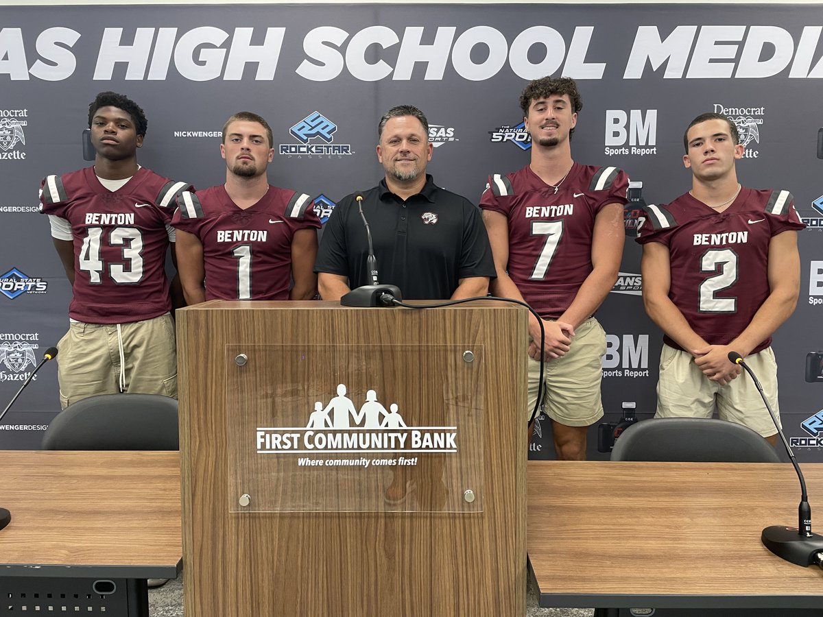 C.O.E Films (@crunkdoutent) on Twitter photo Head Coach Brad Harris and the Benton Panthers at the Big Miller Media Days hosted at First Community Bank <a href="/FCBANK1997/">First Community Bank</a> Head Coach Brad Harris and the Benton Panthers at the Big Miller Media Days hosted at First Community Bank <a href="/FCBANK1997/">First Community Bank</a>