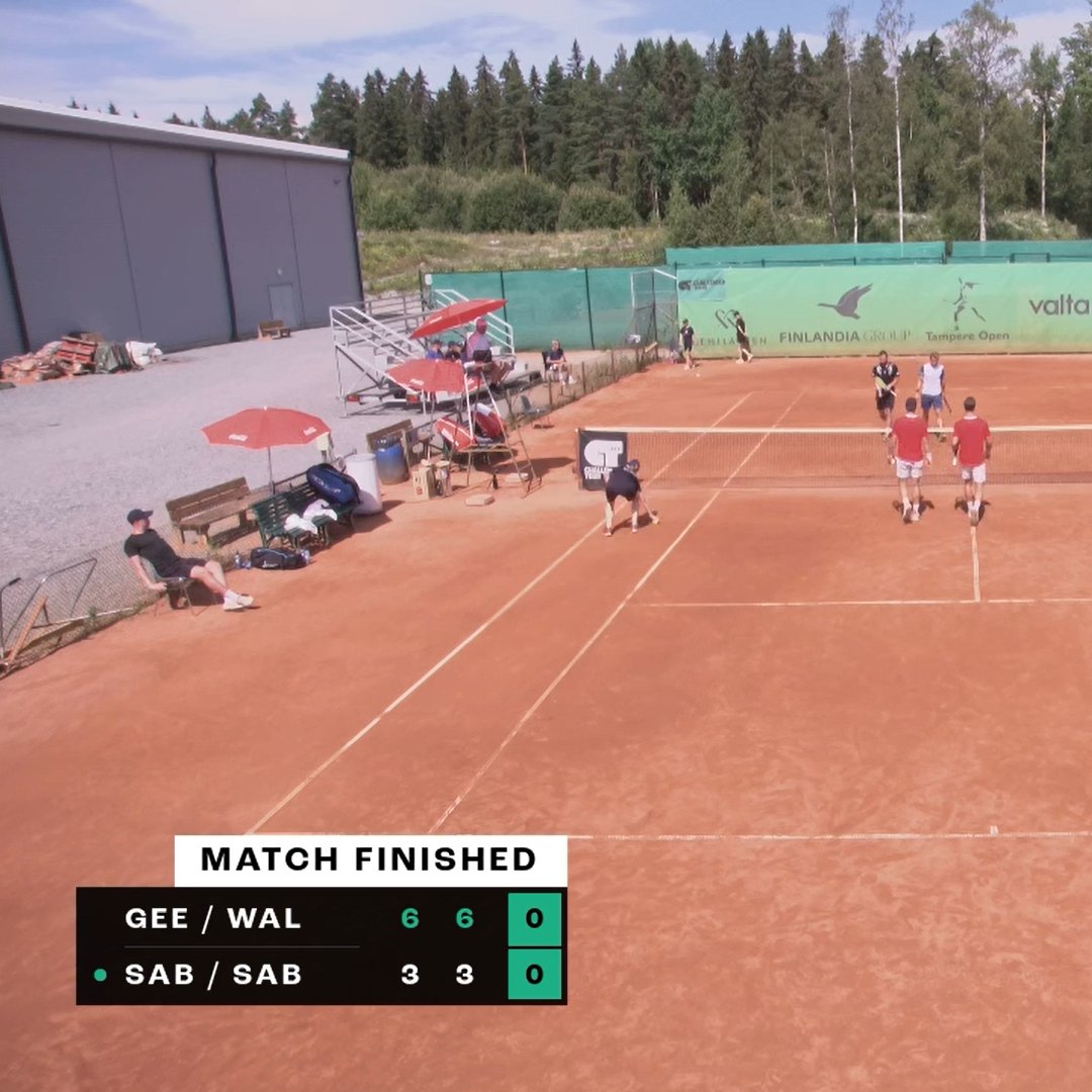 z_kortu's tweet image. Szymon Walków i Michael Geerts pokonali rozstawioną z "2" parę Ivan Sabanov/Matej Sabanov 6:3, 6:3 i awansowali do ćwierćfinału ATP Challenger 75 w Tampere.
📸 ATP Challenger TV | #czasnatenis