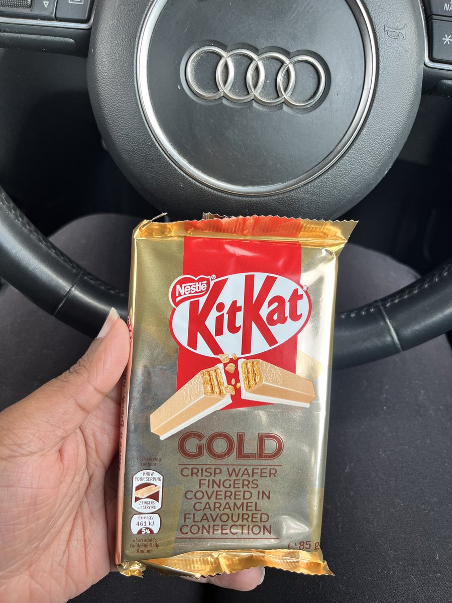 Trying a new KitKat