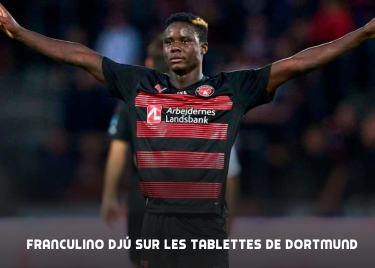 Africafoot_com's tweet photo. Franculino Djú dans le viseur du Borussia Dortmund !

Le crack bissau-guinéen (13M€), star de Midtjylland avec 35 buts en 74 matchs, séduit aussi Leverkusen. 

Après un doublé en présaison, l’attaquant vise-t-il la Bundesliga ? Plus d’infos ici👉 https://t.co/Oy7aBjMPzA  

#BVB #BayerLeverkusen #FCMidtjylland #RumeursDeTransfert #Africafoot