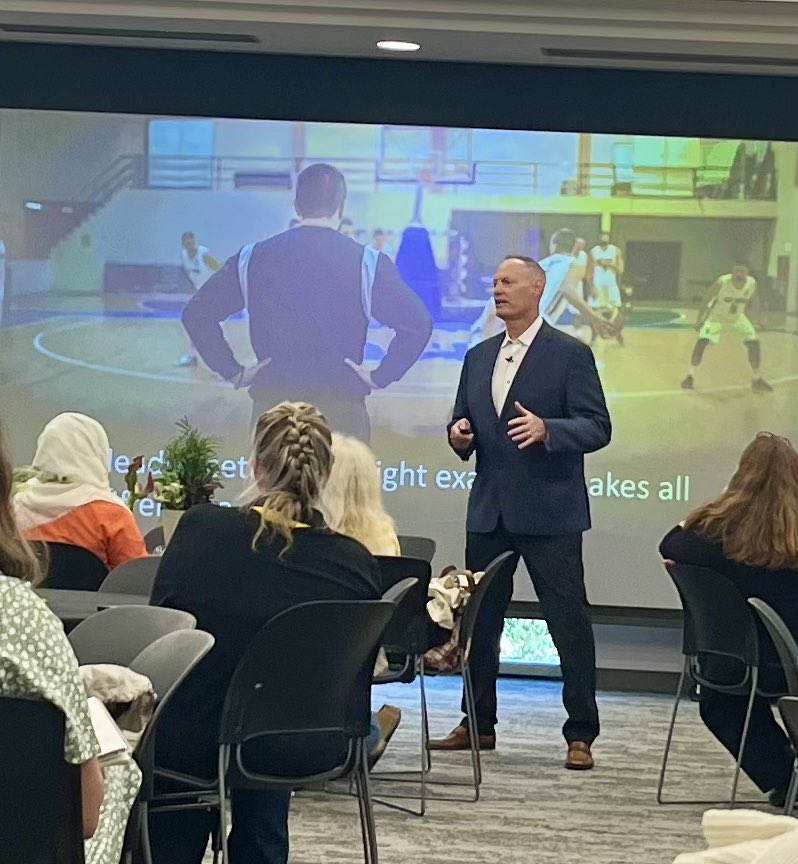 Wow — Donnie Campbell, the real-life inspiration for Ted Lasso ⚽👨🏻, just gave a powerful talk at the Kummer Center for STEM Education’s Midwest STEM Conference! He addressed a packed house of educators, all focused on empowering the next generation of engineers and scientists.