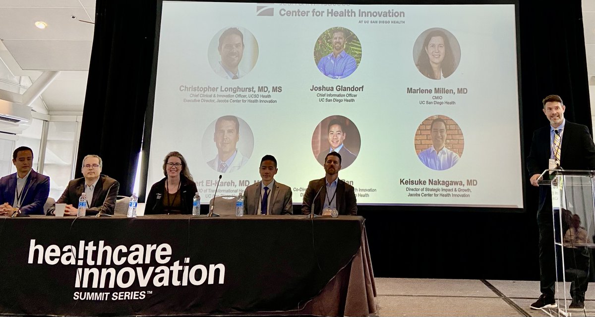 InnovationUCSDH's tweet image. Our JCHI & @UCSDHealth team rocked the @HCInnovationGrp today! They shared our deep work in transforming care delivery, advancing clinical info systems, harnessing AI, and driving innovation across the health system. #HealthInnovation #UCSD
More about our transformative work ⬇️…