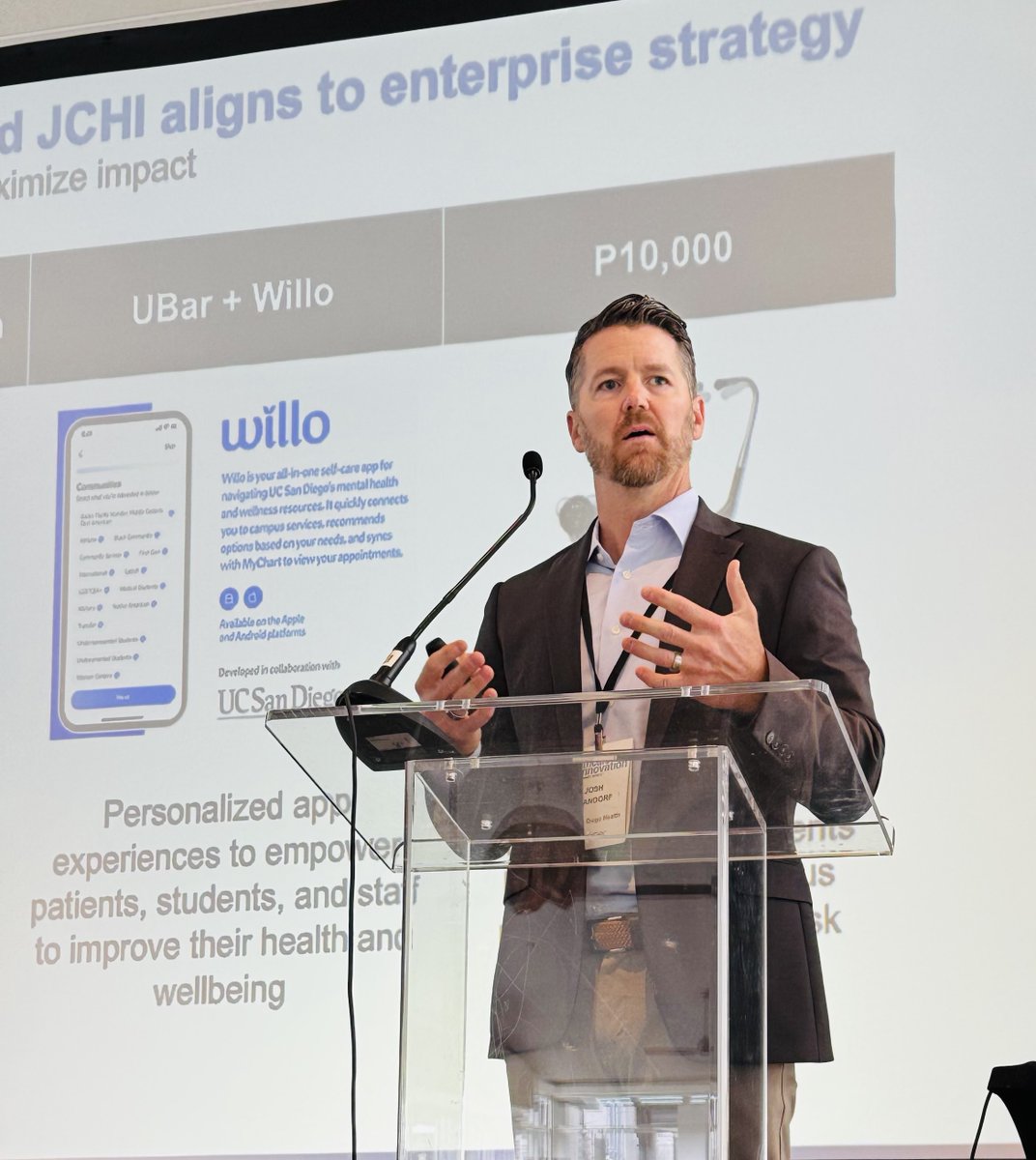 InnovationUCSDH's tweet image. Our JCHI & @UCSDHealth team rocked the @HCInnovationGrp today! They shared our deep work in transforming care delivery, advancing clinical info systems, harnessing AI, and driving innovation across the health system. #HealthInnovation #UCSD
More about our transformative work ⬇️…