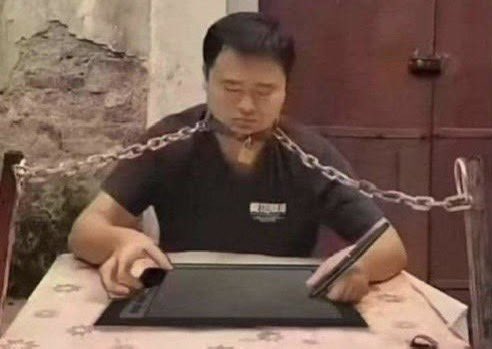 SHR0D1NGR's tweet image. how it feels wanting to draw something you&apos;re not good at drawing.