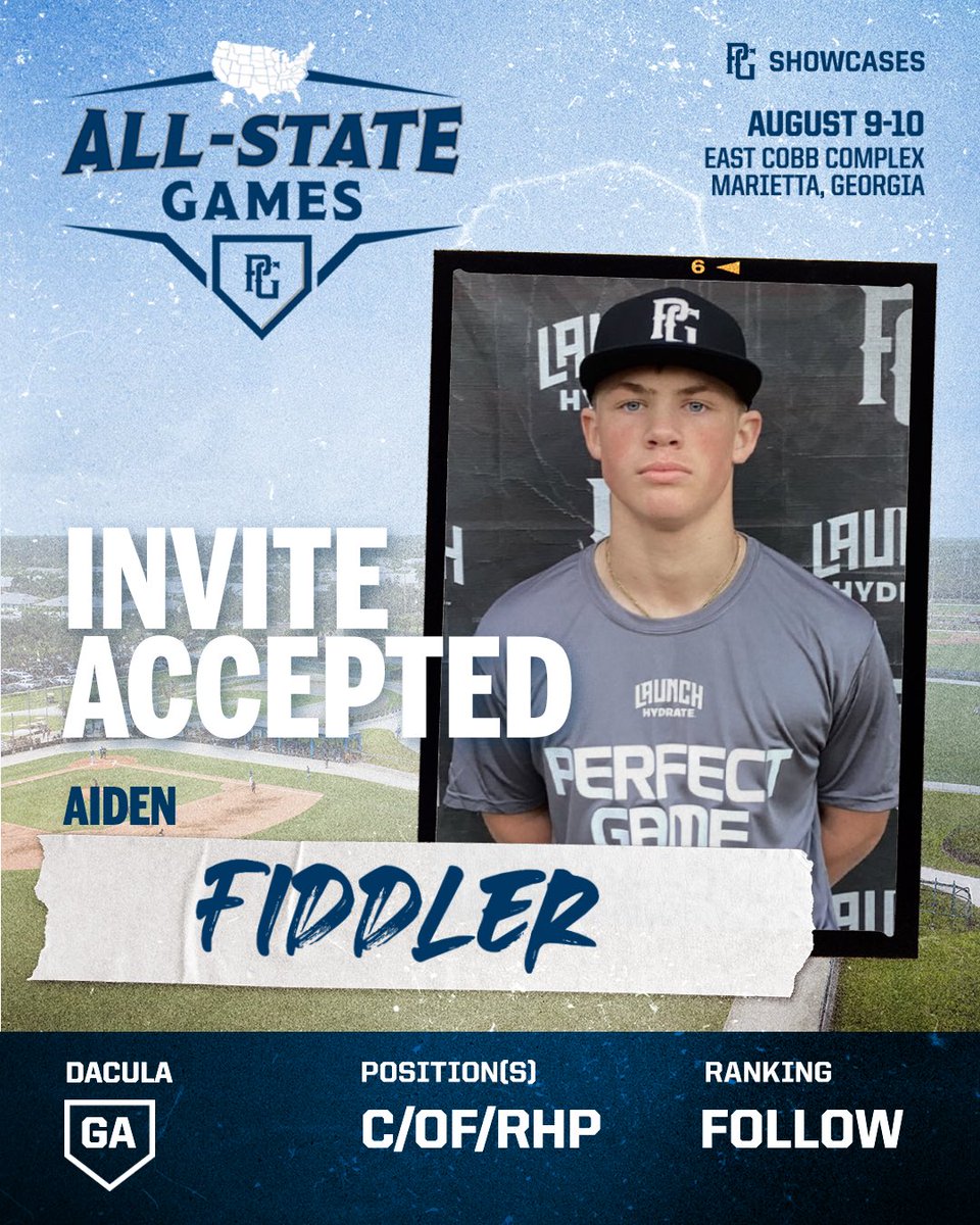 PG_Georgia's tweet image. 🚨INVITE ACCEPTED🚨
Aiden Fiddler (GA) has accepted his invitation to head to the 2025 PG Southeast All-State Games in Marietta, GA! 🔥
@PGShowcases @PerfectGameUSA