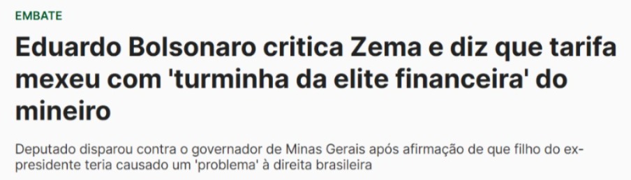 lohannaf's tweet image. Enquanto um quer destruir a economia com tarifaço, o outro quer com privatizações. No ringue da extrema-direita, a luta é pra ver quem consegue prejudicar mais o Brasil.