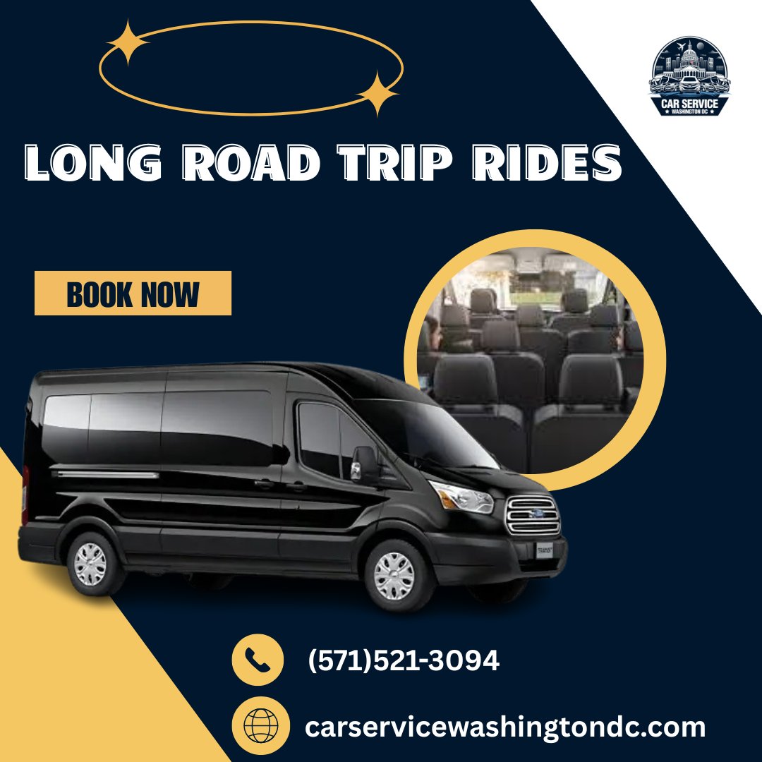 CarServiceWDC's tweet image. Long Road Trip Rides With Car Service Washington Dc.
Reserve Your Car:(571)521-3094
Visit Our Website:carservicewashingtondc.com
#longroadtrips #carservicewashington #TravelComfortably #StressFreeTravel #carservice #longroad #ridesafe
