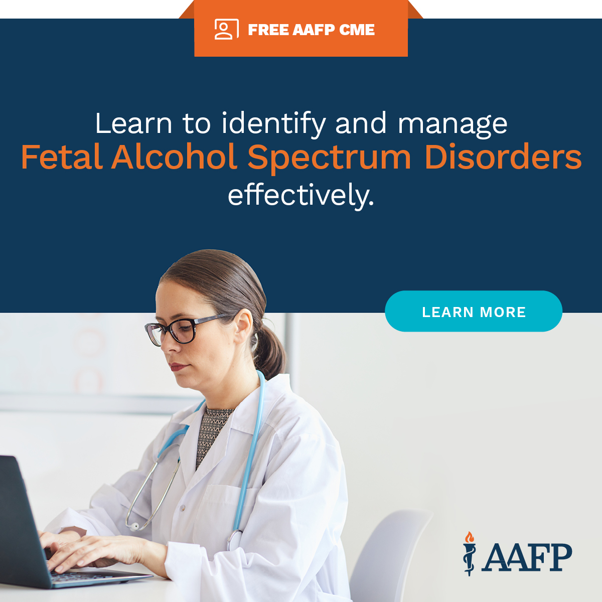 _FAFP's tweet image. Did you know that prenatal alcohol exposure is a leading cause of neurodevelopmental disorders? Learn how to recognize and manage fetal alcohol spectrum disorders (FASDs) in your practice during a free, live, evidence-based webinar from the American Academy of Family Physicians…