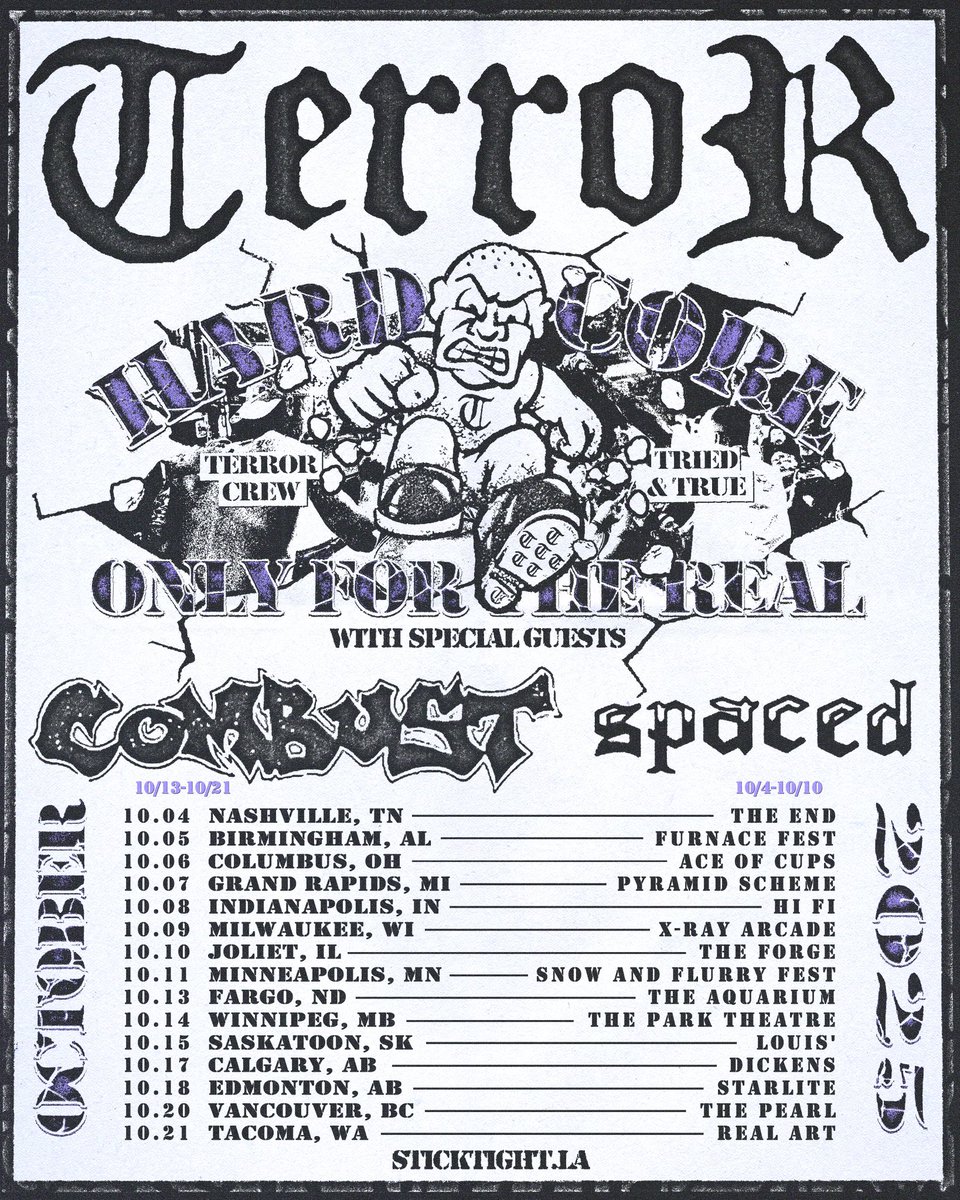 TERROR HITS THE NW WITH THE LEGENDS IN COMBUST