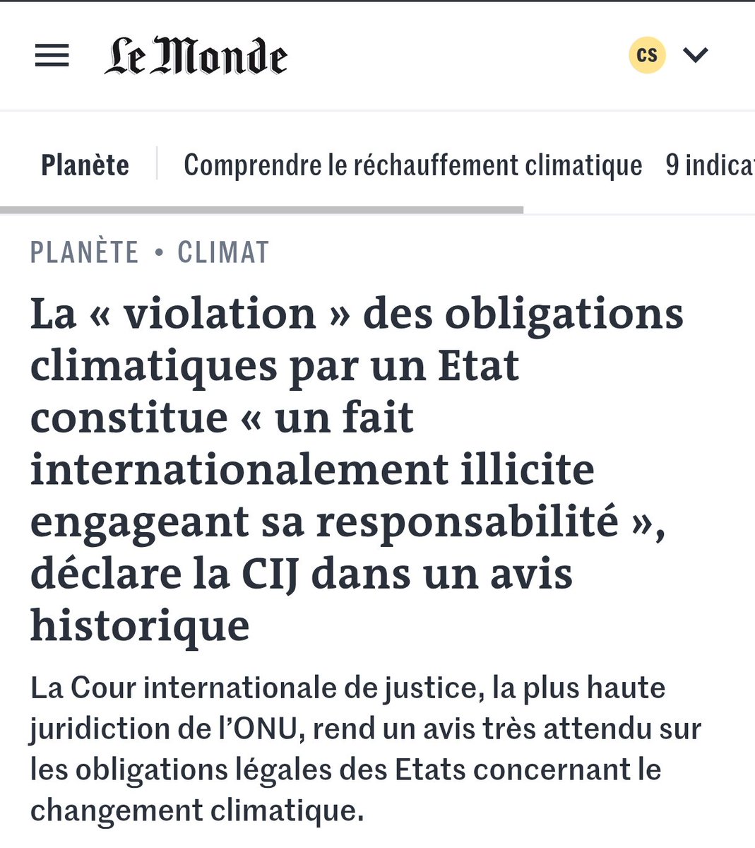 ClemSenechal's tweet image. L'étau se resserre.
Un jour la bande de capitalistes qui accumule les profits en détruisant la planète sera jugée pour crime contre l'humanité.