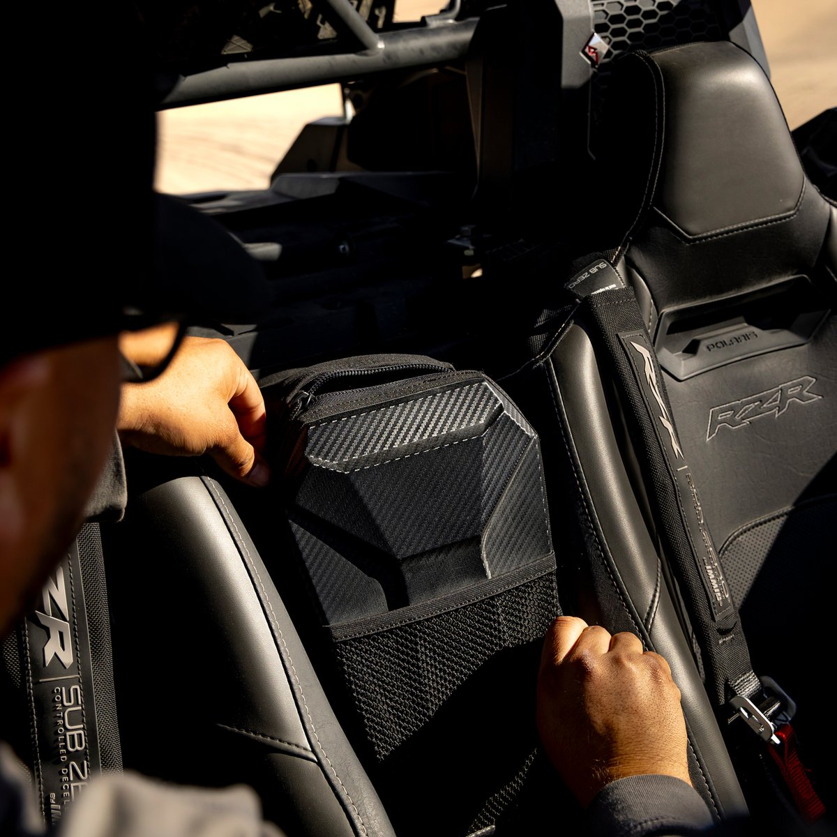 PolarisRZR's tweet image. Storage and security so you can play in the sand.
