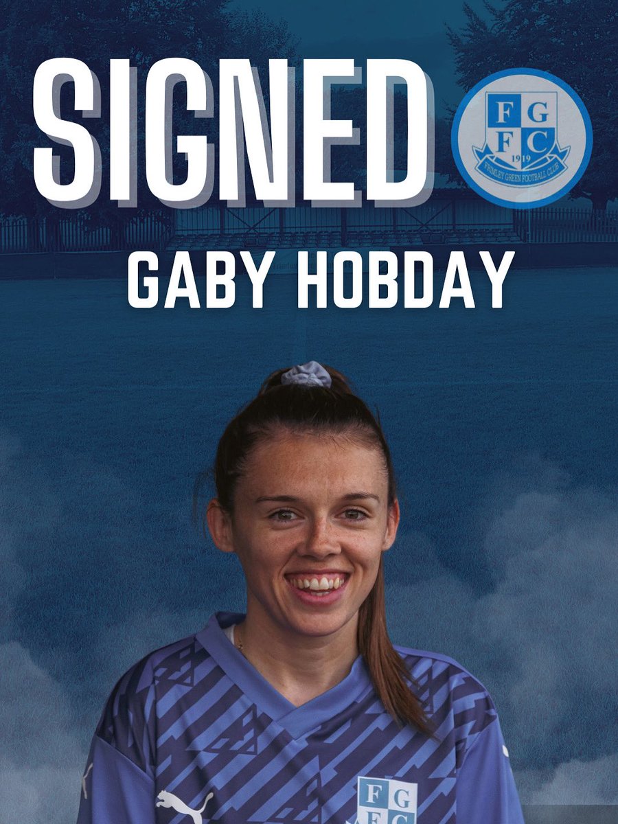 official_FGFC's tweet image. ๐ต SIGNED ๐ต
Gaby Hobday joins from Woking after finishing as their top scorer last season! ๐ฏโฝ๏ธ
A true striker ready to do it all again in blue! ๐๐ฅ
#FGFC #UpTheGreen #Signed #BlueArmy #WomensFootball