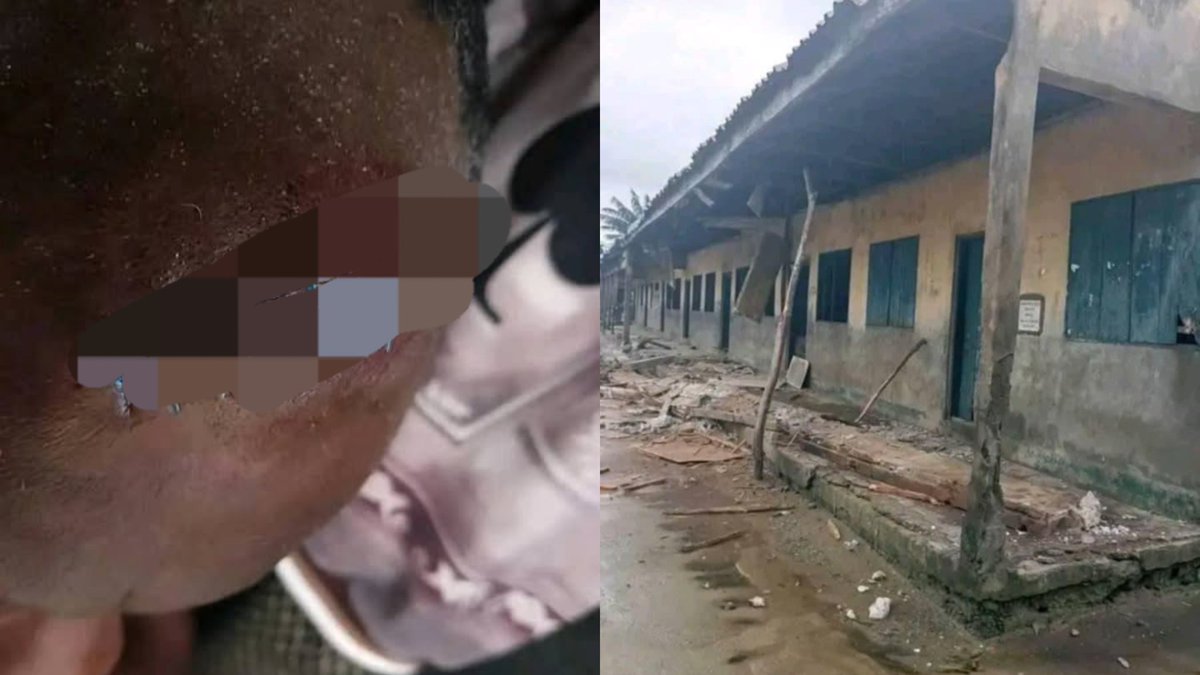 SaharaReporters's tweet image. BREAKING: Teacher Injured As Dilapidated Primary School Collapses In Rivers Community | Sahara Reporters bit.ly/4kQdeM3