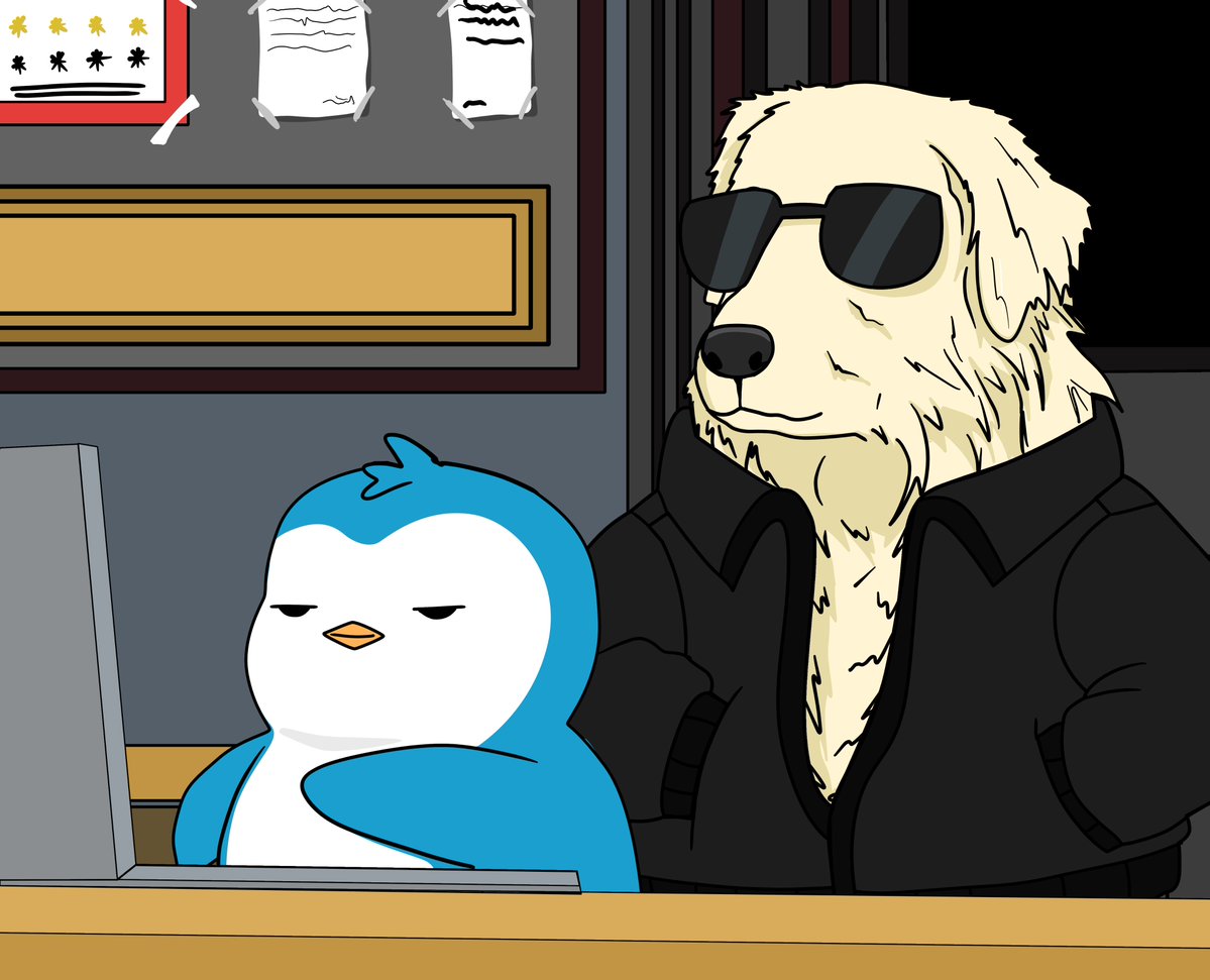 AbstractOddball's tweet image. Just chillin' and protecting penguins