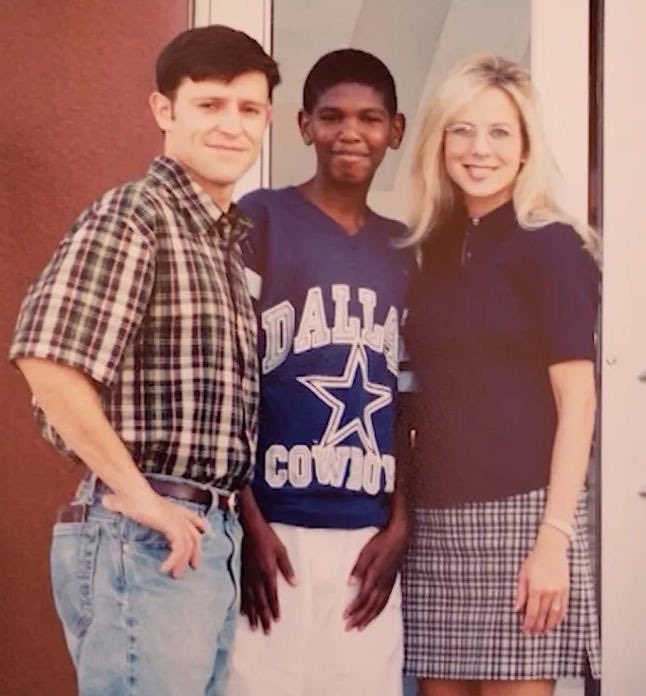 realstewpeters's tweet image. Speaking of covering for pedophiles, did we ever find out what happened to the 14-year-old black kid that Speaker Mike Johnson randomly “took custody” of 25 years ago?