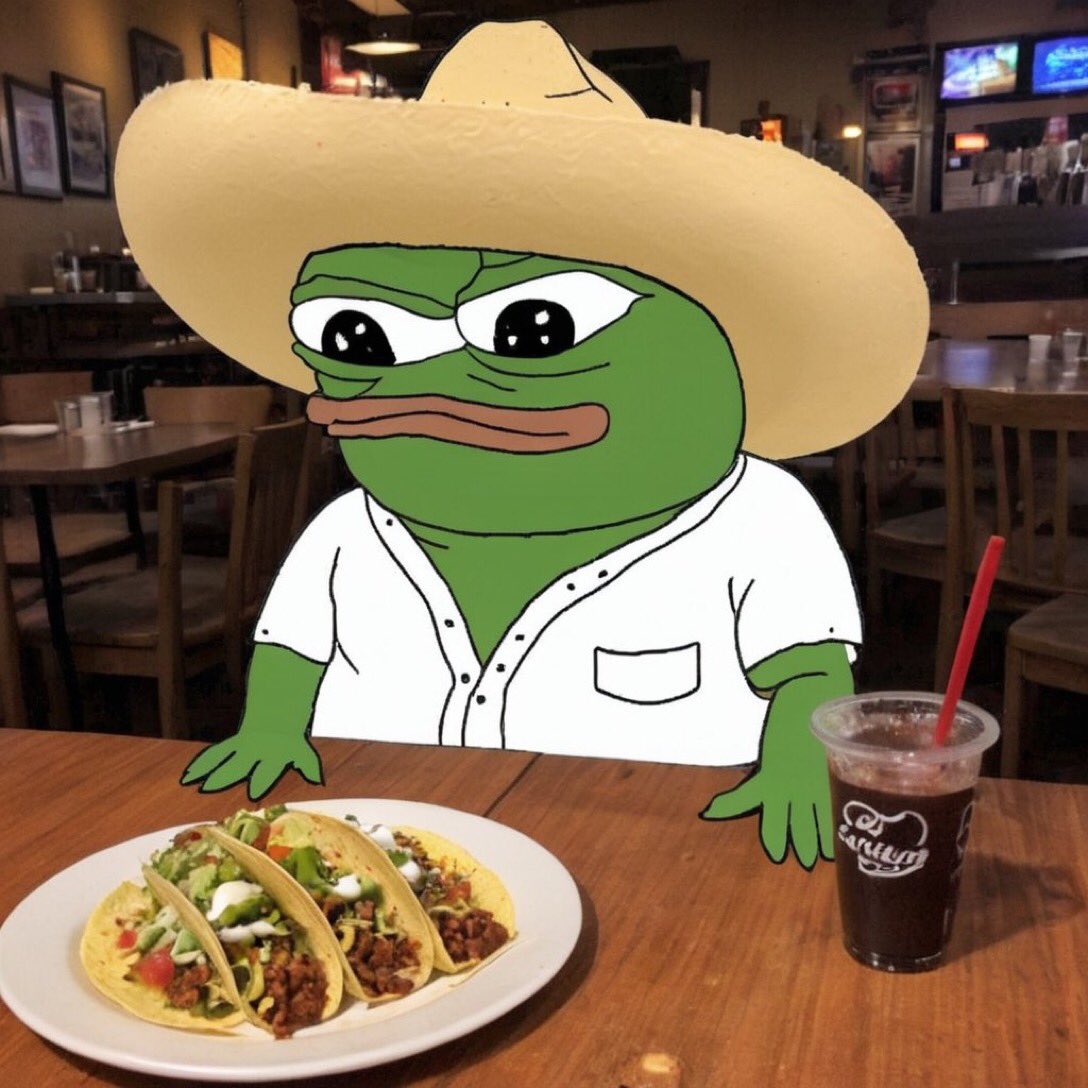 the4thTrumpet's tweet image. Gm frens

I just had Tacos 

So it’s Taco Wednesday 😁