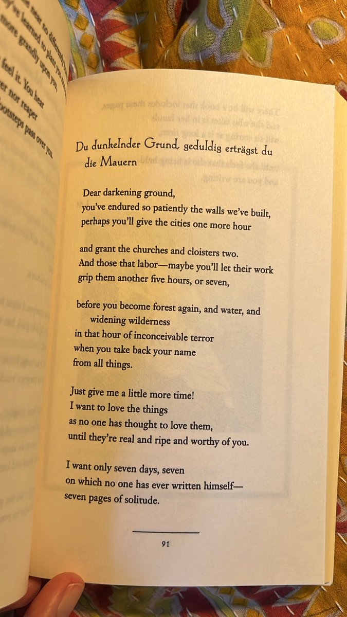 bloodsigns's tweet image. Rainer Maria Rilke • Rilke’s Book of Hours translated by Anita Barrows and Joanna Macy