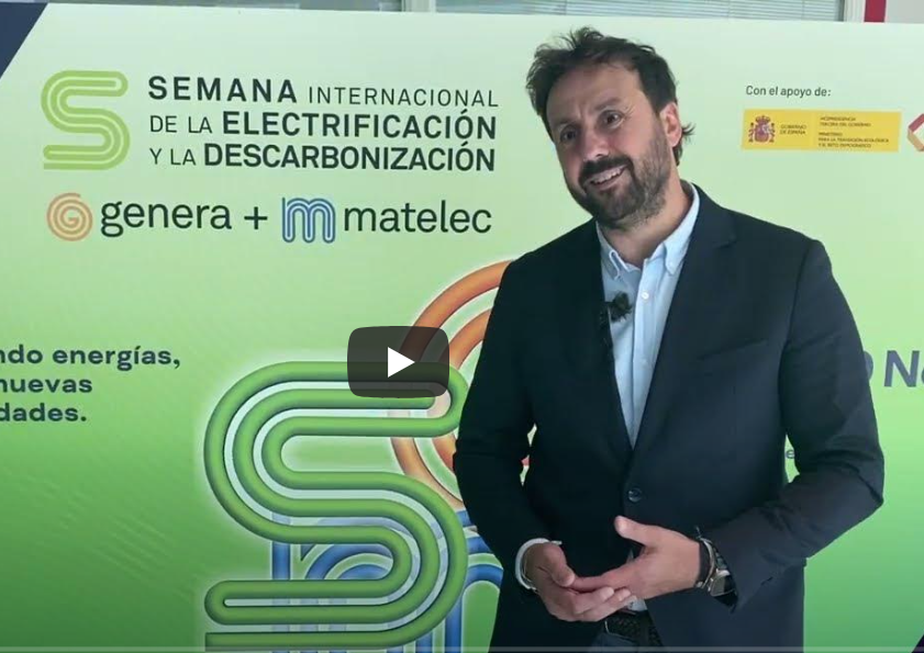 A3E será protagonista de la Semana Internacional de la Electrificación y Descarbonización (#GENERA2025 + #Matelec)

📹Ginés Ángel García ♻️, presidente de A3E y miembro del comité organizador de Genera, avanza los temas clave del evento

youtu.be/5W6pajIeL-8?si…
#descarbonización