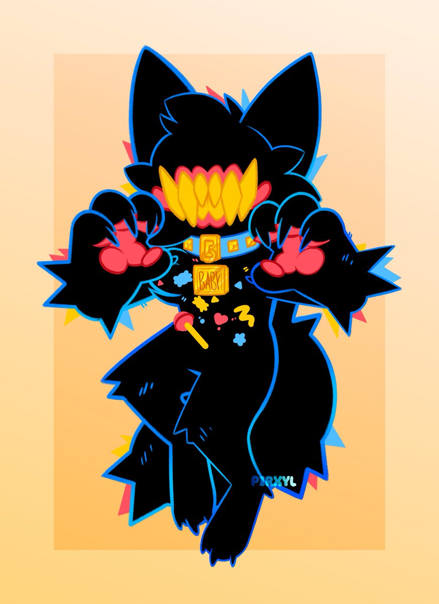 ✨ ART FIGHT! ✨
For Mittenmeat and their super neat OC, Baby! 🍭