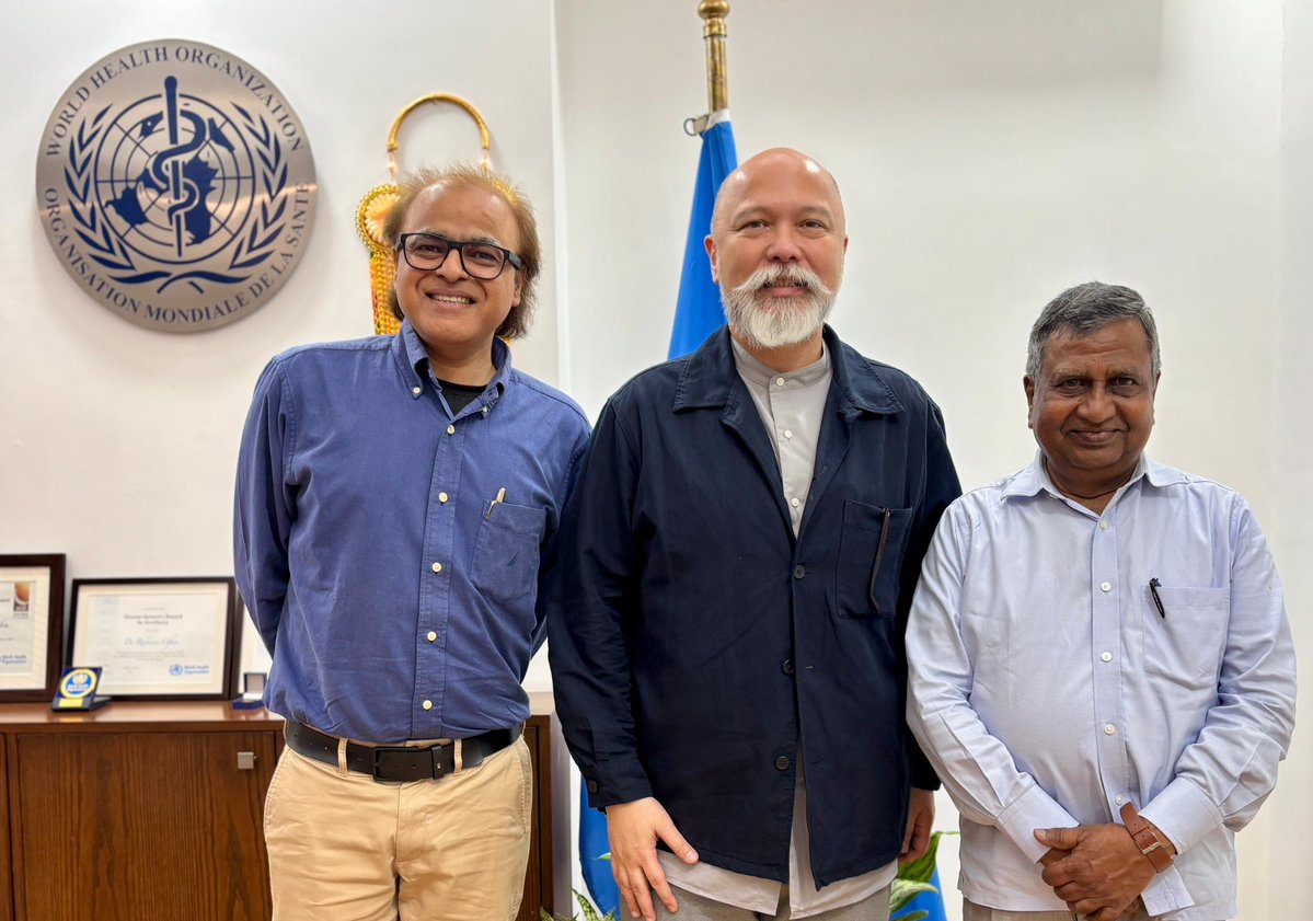 Dr. Rajendra Pratap Gupta, PhD (@rajendragupta) on Twitter photo Met up with Dr. Roderico Ofrin , India Representative of the <a href="/WHO/">World Health Organization (WHO)</a> along with Dr. Dileep Kumar, President of the Indian Nursing Council, and discussed various activities / initiatives with Indian Nursing Council I <a href="/HealthParliamnt/">Health Parliament</a> <a href="/DigitalHLTHEdu/">Academy of Digital Health Sciences</a> <a href="/DigitalHSummit/">Global Digital Health Summit, Expo & Awards</a> <a href="/patientsunion/">International Patients Union</a> Met up with Dr. Roderico Ofrin , India Representative of the <a href="/WHO/">World Health Organization (WHO)</a> along with Dr. Dileep Kumar, President of the Indian Nursing Council, and discussed various activities / initiatives with Indian Nursing Council I <a href="/HealthParliamnt/">Health Parliament</a> <a href="/DigitalHLTHEdu/">Academy of Digital Health Sciences</a> <a href="/DigitalHSummit/">Global Digital Health Summit, Expo & Awards</a> <a href="/patientsunion/">International Patients Union</a>