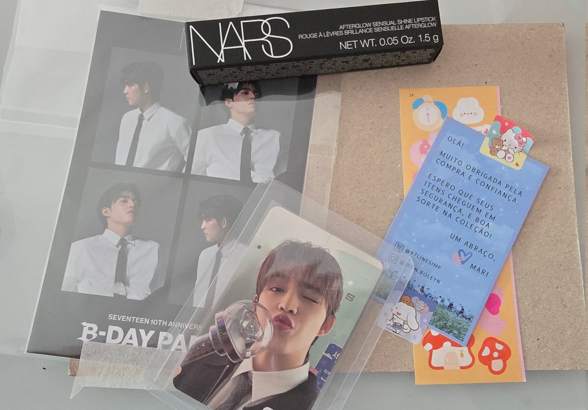 Feedback super positivo pra <a href="/97linesimp/">mari 🦋</a> que realizou a ceg da Nars e ainda me vendeu esse Cheol perfeitooooo!
Chegou tudo super bem embalado 🩷🩵