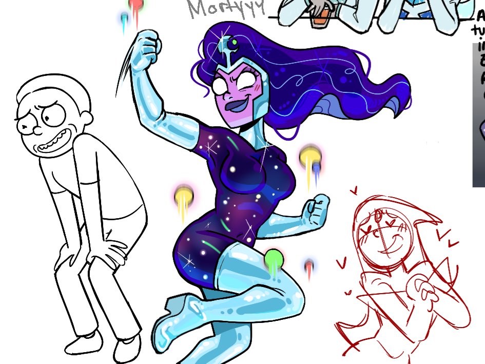 moonziies's tweet image. I have no videos/animations to upload, so take my recent doodles from Magma
#rickandmorty