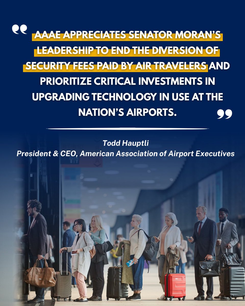 Senator Jerry Moran (@jerrymoran) on Twitter photo <a href="/SouthwestAir/">Southwest Airlines</a> <a href="/FlyICT/">Wichita Airport ICT</a> <a href="/FlyMHK/">Manhattan,KS Airport</a> <a href="/airportscouncil/">The Voice of Airports</a> 🧵American Association of Airport Executives: <a href="/SouthwestAir/">Southwest Airlines</a> <a href="/FlyICT/">Wichita Airport ICT</a> <a href="/FlyMHK/">Manhattan,KS Airport</a> <a href="/airportscouncil/">The Voice of Airports</a> 🧵American Association of Airport Executives: