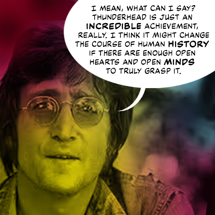 WesCraigComics's tweet image. THUNDERHEAD is on Kickstarter NOW:
shorturl.at/d6D3g
Some big celebrity endorsements coming in from the astral plane...
#hendrix #dali #kenkesey #lennon