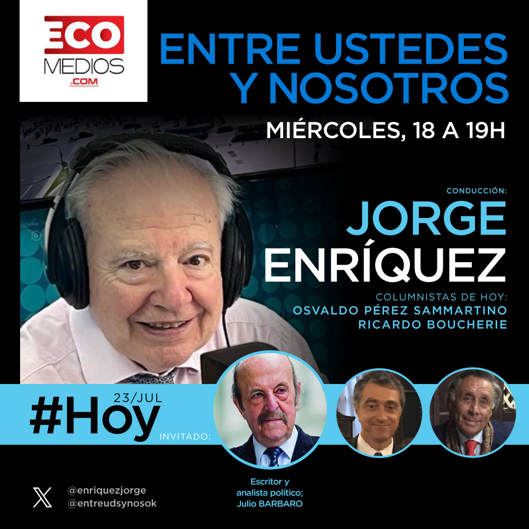 enriquezjorge's tweet image. #HOY 18h #EntreUdsYNos @ecomedios1220
@OSammartino @JulioBarbaro @DiputadosAR