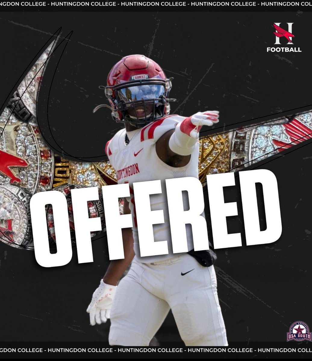 Garrett Barnes (@garrettbarnes03) on Twitter photo Had a great visit with <a href="/HawksFootball/">Huntingdon Football</a> and after a good conversation with <a href="/CoachPeppersHC/">Casey Peppers</a> I am blessed to receive a offer from Huntingdon University
<a href="/CoachHenDo88/">Tristan Henderson</a> <a href="/CoachMaraJCCHS/">William James Mara III</a> <a href="/stanwhiteAU11/">Stan White</a> <a href="/PlaiaMike/">Mike Plaia</a> <a href="/LarryPerrin/">Larry Perrin</a> Had a great visit with <a href="/HawksFootball/">Huntingdon Football</a> and after a good conversation with <a href="/CoachPeppersHC/">Casey Peppers</a> I am blessed to receive a offer from Huntingdon University
<a href="/CoachHenDo88/">Tristan Henderson</a> <a href="/CoachMaraJCCHS/">William James Mara III</a> <a href="/stanwhiteAU11/">Stan White</a> <a href="/PlaiaMike/">Mike Plaia</a> <a href="/LarryPerrin/">Larry Perrin</a>