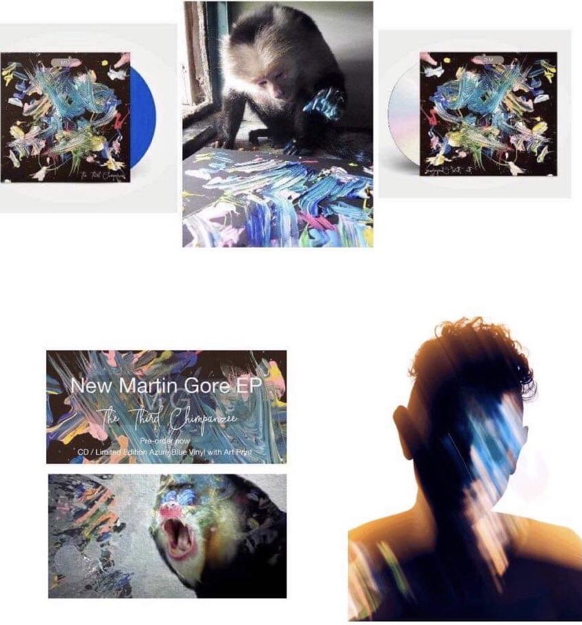 PocketsWarhol's tweet image. Happy Birthday to Martin Gore one of the founding members of Depeche Mode plus one of my favourite humans on the planet!🌎I’m forever grateful for being part of his creative solo music project ‘The Third Chimpanzee’ with my artwork💿🐵🎨#martingore #DepecheMode