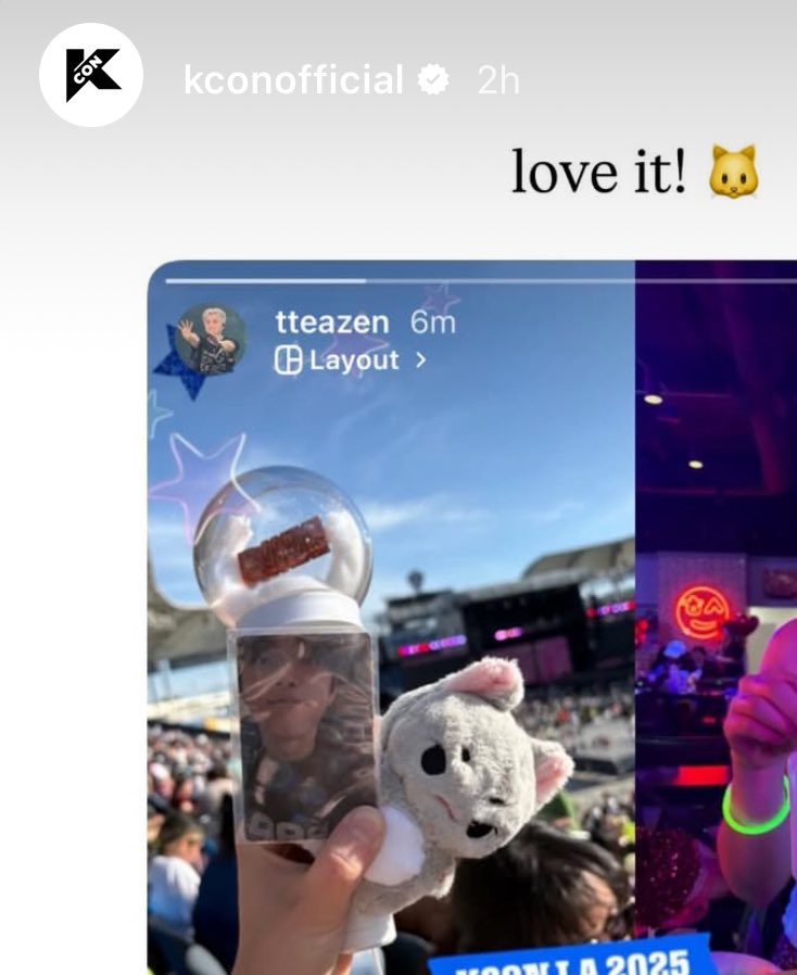eunseotons's tweet image. kcon reposted this story and the fan has a seunghan pc 😭😭 AND ALSO RIIZE LIGHTSTICK 😭😭