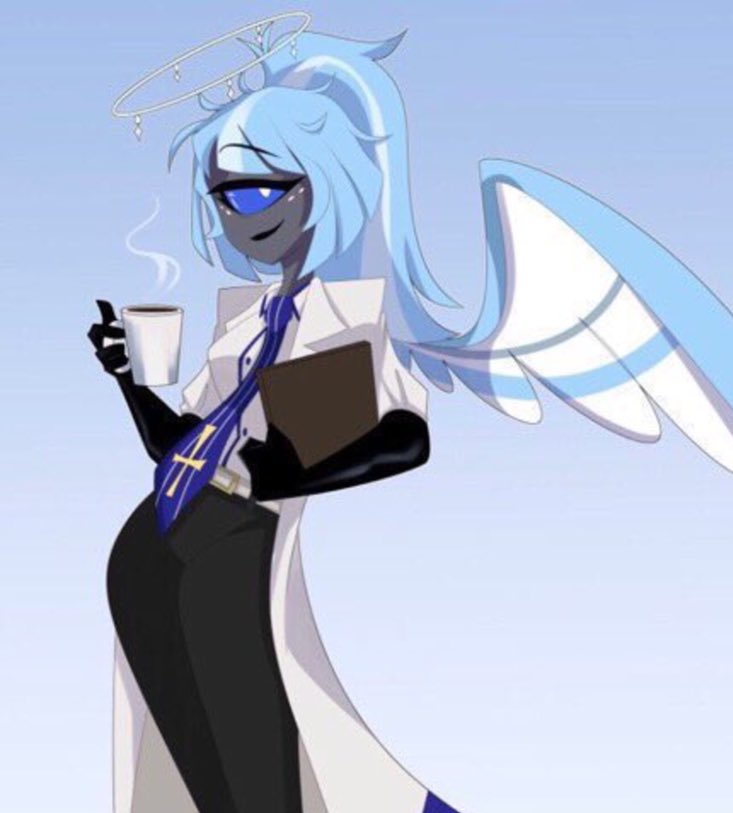 PrideRing666's tweet image. โI once test an angelic frying pan on a demon volunteer. The results were a success!โ ๐ณ
