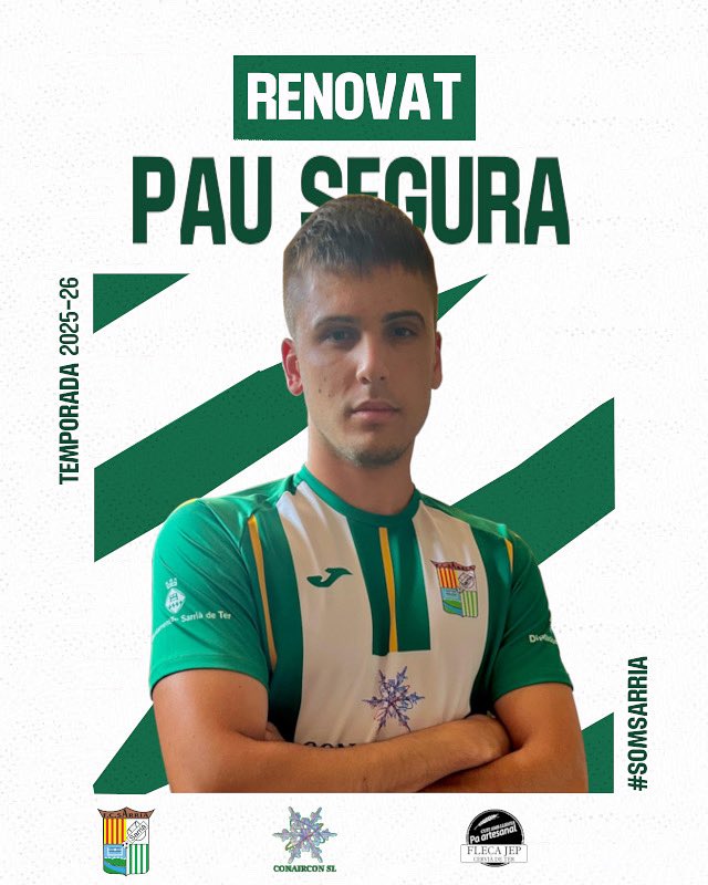 ⚽️ RENOVACIÓ ⚽️

Pau Segura renova i continuara una temporada més en el primer equip. Quarta temporada per ell amb nosaltres.
