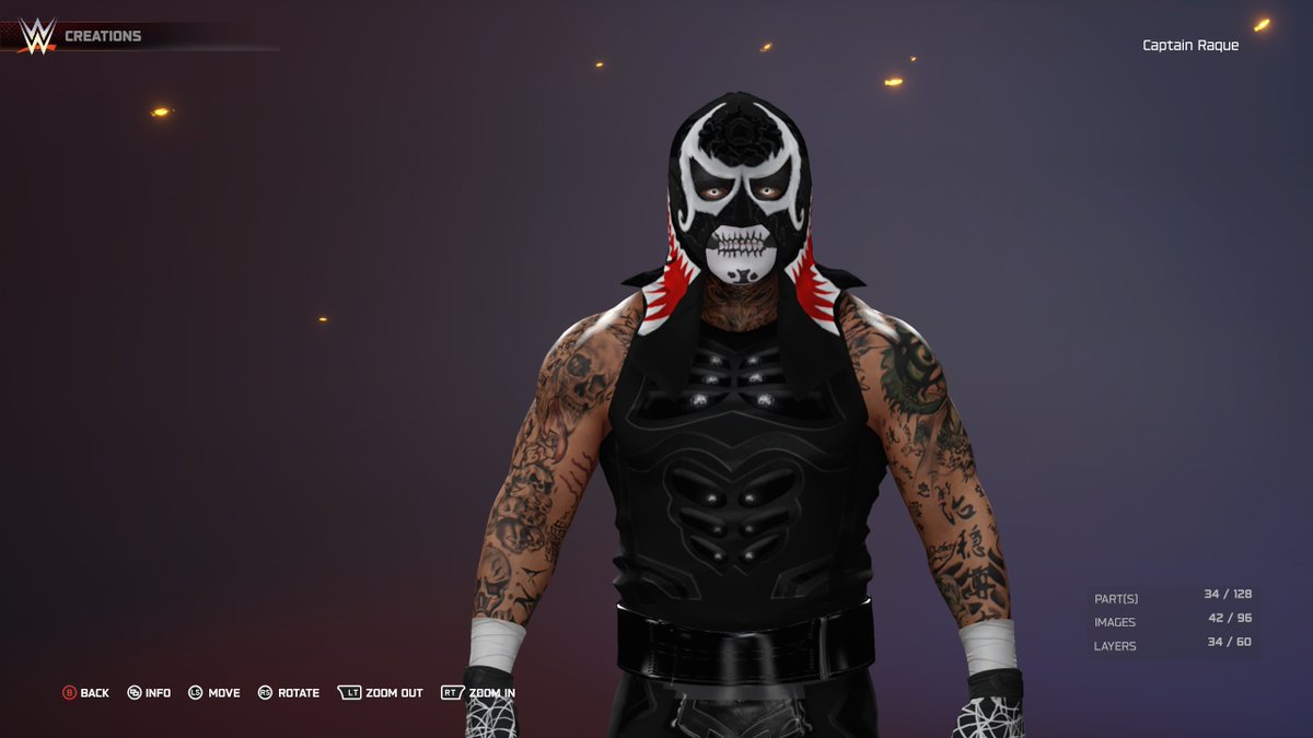 CaptainRaque322's tweet image. After 10 years of making him he&apos;s finaly here. Maybe it will take less time then i though to remake my logos. #WWE2K25