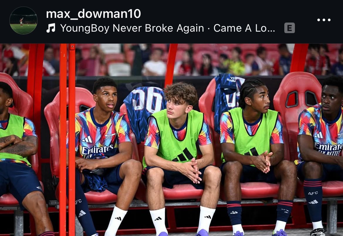 DailyAFC's tweet image. 📲 Max Dowman on Instagram, following his Arsenal first-team debut. ❤️
🗣️ ‘Proud moment for me and my family to make my debut for this great club. Only the start!’