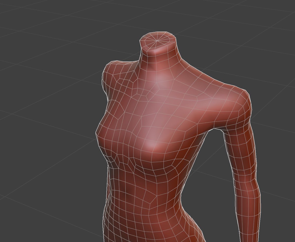 NESFERATU3D's tweet image. Sanakan WIP 3: Box Modeling vs. Sculpting
Spent a short amount of time modeling the foot from scratch when I quickly realized the scope of the project I'd signed up for.
I thought I could simply box model (extrude faces, add loop cuts, etc.) as with the female base mesh I made…
