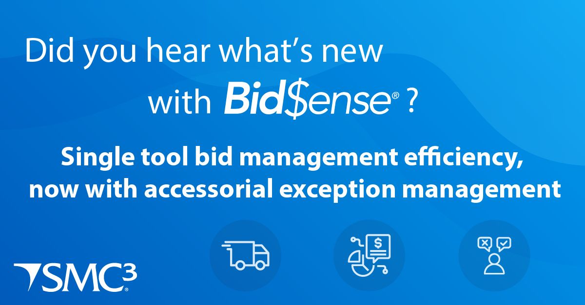SMC3_Inc's tweet image. New quarter, new RFPs?
Simplify your process, save time and set the stage for future bids with prepopulated accessorial profile setups.
lnkd.in/ebWV8Tys
#LTL #RFPs #logisticstech #supplychainmanagement