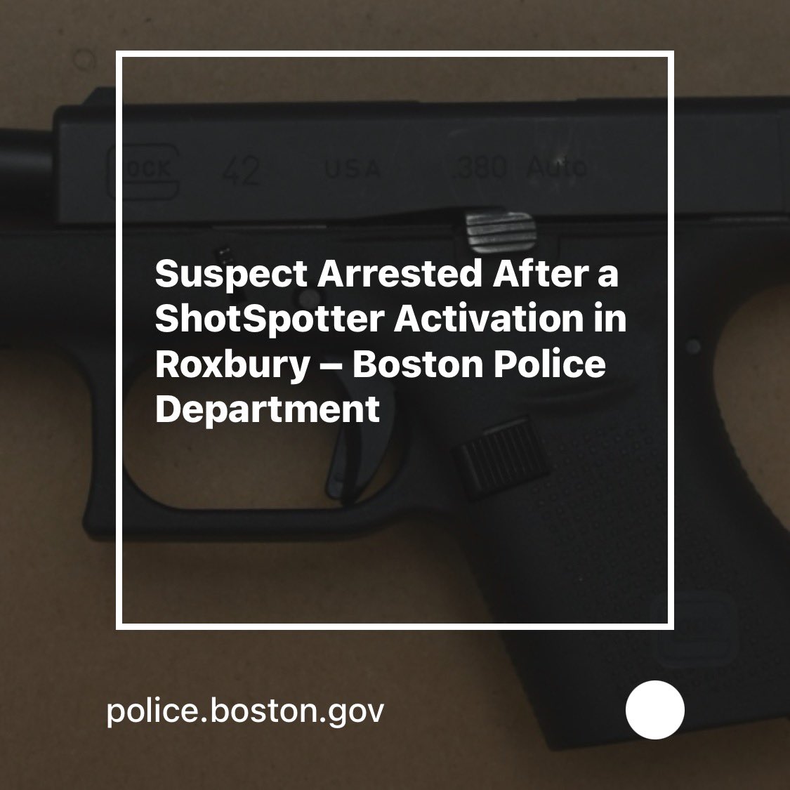 soundthinking_'s tweet image. 📍Boston ShotSpotter in action!
A recent activation in Roxbury led Boston Police directly to a suspect — resulting in an arrest and the recovery of a firearm.
When every second counts, real-time alerts help officers respond faster and keep communities safer.…