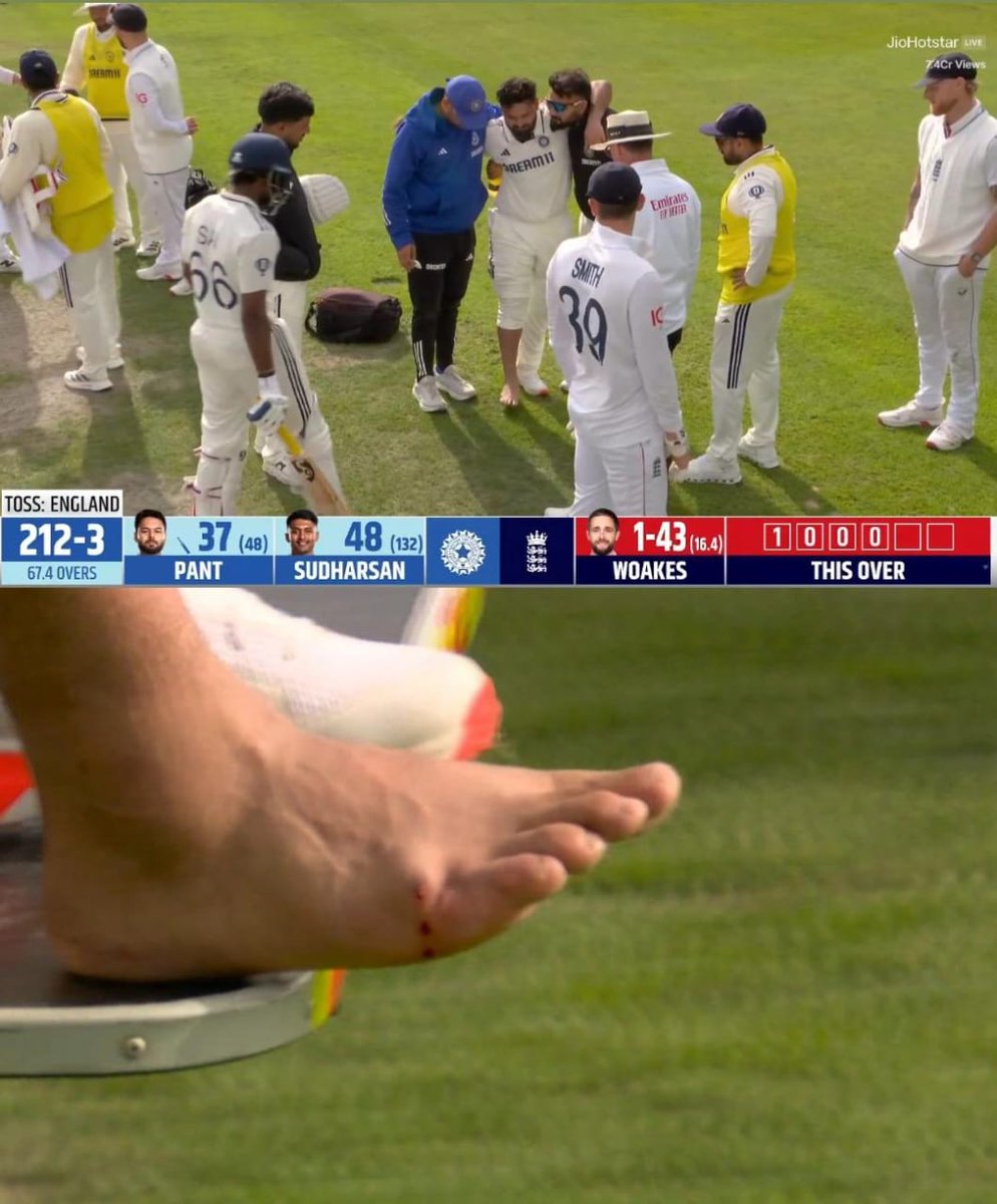 Khushi010712's tweet image. *Hope nothing serious for Rishabh Pant* ...
#RishabhPant #INDvsENG #INDVsEND #Bvlgari #HHVMBookings #LoveIslandUK