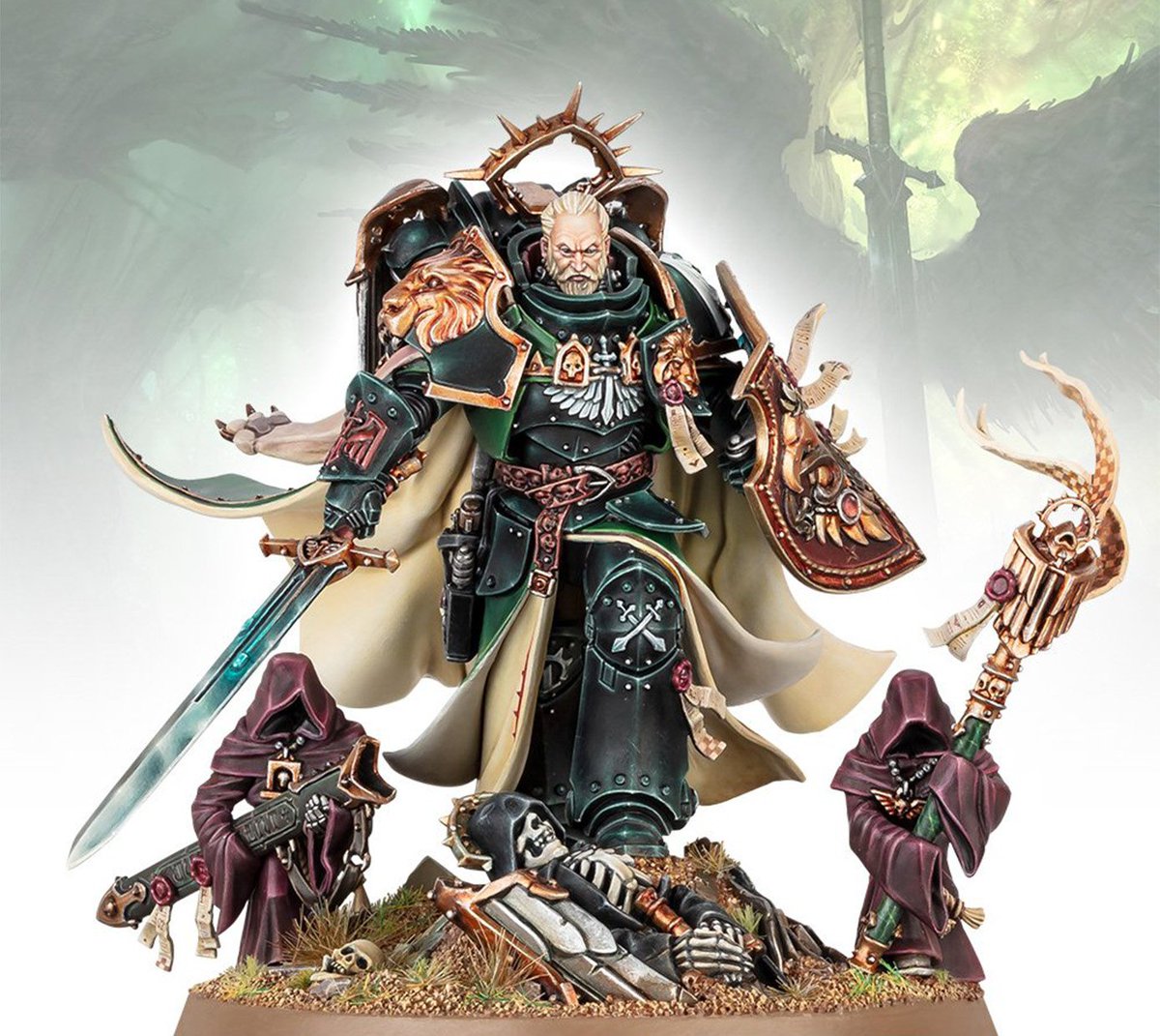 redbeard_II's tweet image. Rumors out of Nottingham today that Games Workshop are working on a custom Lion of Epping head sculpt for the Lion El'Johnson Primarch model.
