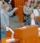 JLRINVESTIGATES's tweet image. Xana Kernodle's stepfather points at Bryan Kohberger & tells him he is going to hell.