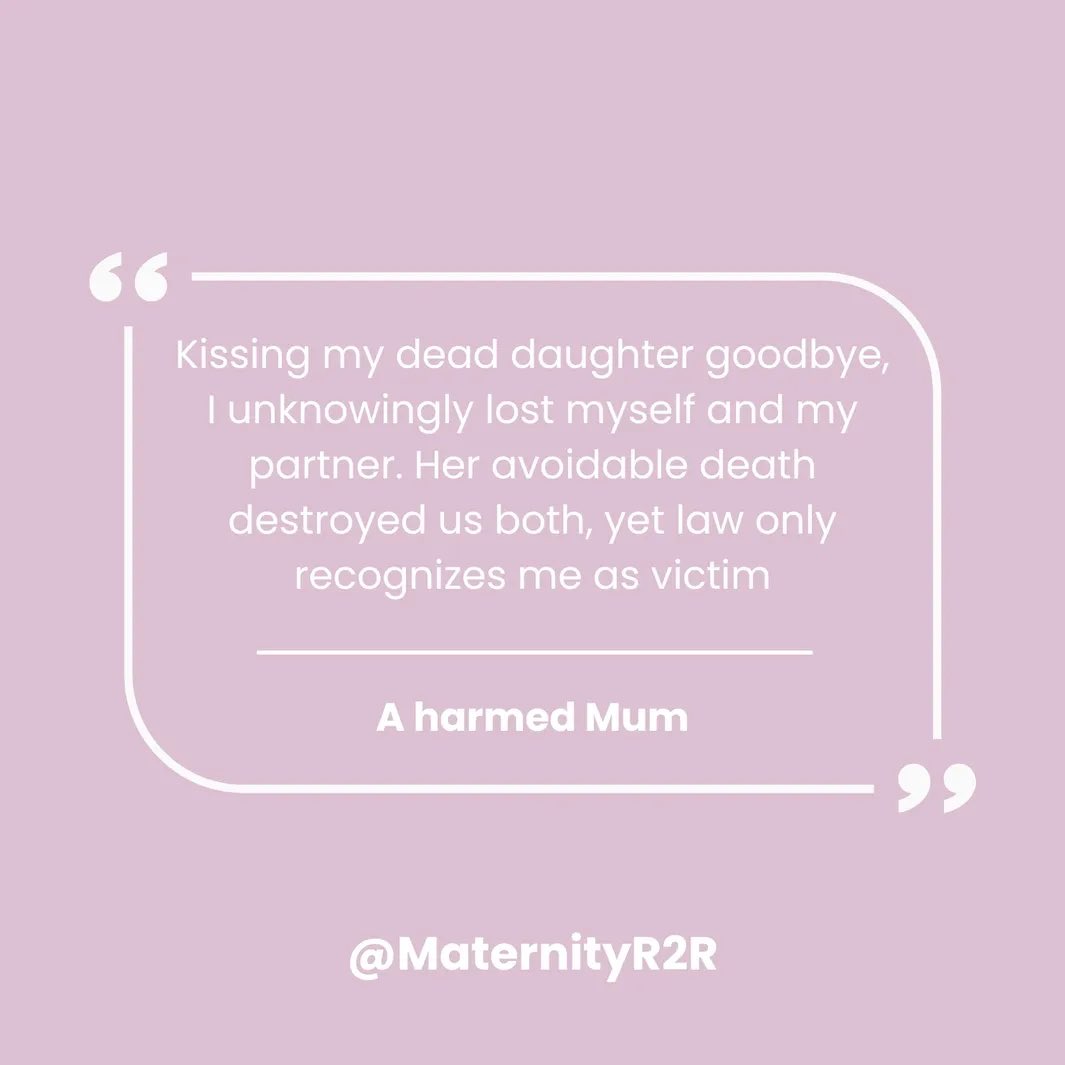 maternityR2R's tweet image. This is the heartbreaking inequality the Supreme Court has left us with 💔 #MentalHealth #womensmentalhealth #mum #mums #Maternity #maternitysafety #avoidable #babyloss #harm #neglect #right2recover #litigation #law #injustice #inequality #victim