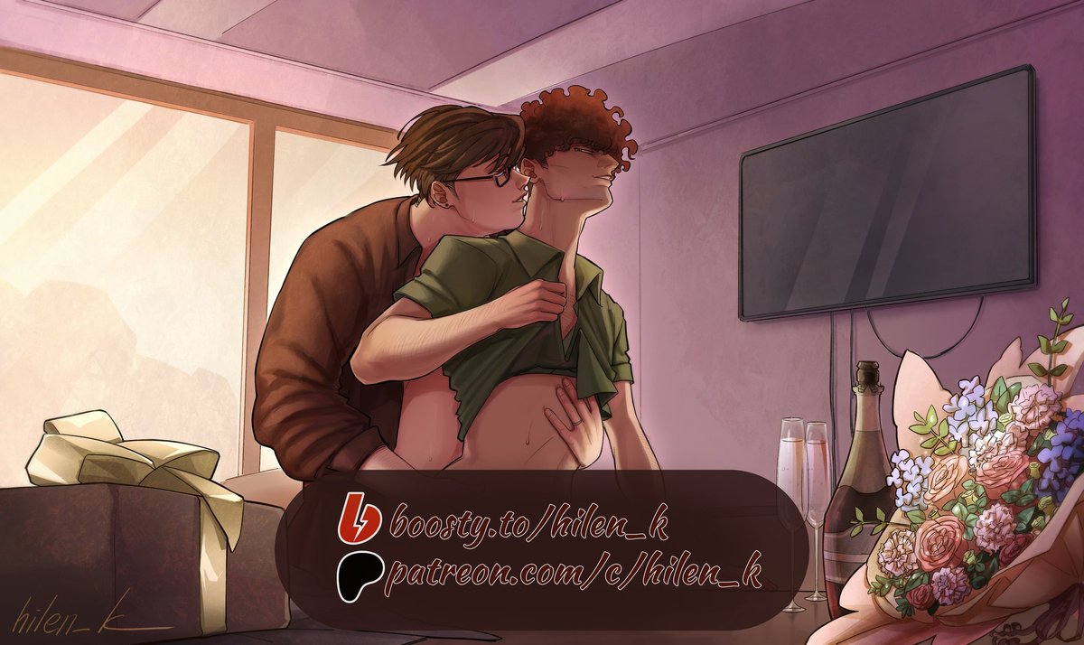 Hilen_Kychiki's tweet image. #SouthPark #kylebroflovski #kyman #ericcartman #spkyman
Here's the long-awaited hot art for Eric's last birthday! 🎈
- Don't you want to open your gift first?
- I'm just opening it now ~
Full version on my patreon and boosty
patreon.com/c/hilen_k
boosty.to/hilen_k