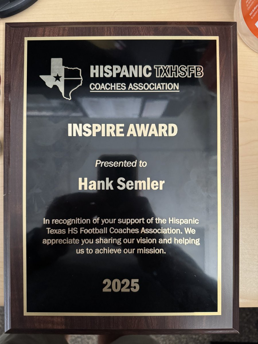 It was an incredible honor and extremely humbling experience to receive the Inspire Award Monday night from the #hispanictxhsfbca. Thank you, past and present Board of Directors! If you are not a member of this amazing organization (it’s FREE), you’re missing out!