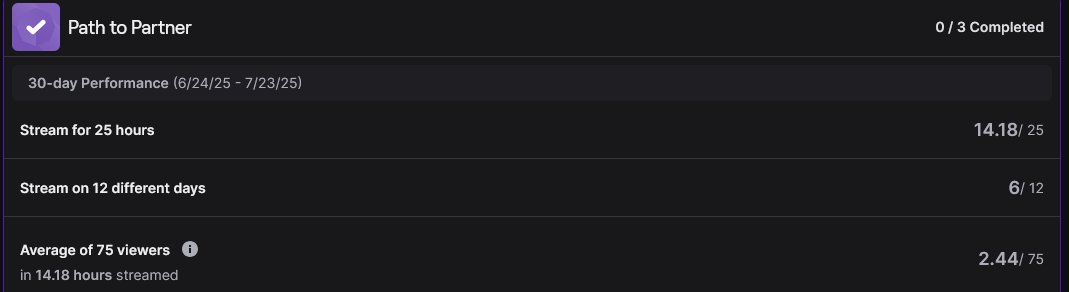 we'll get there eventually!!