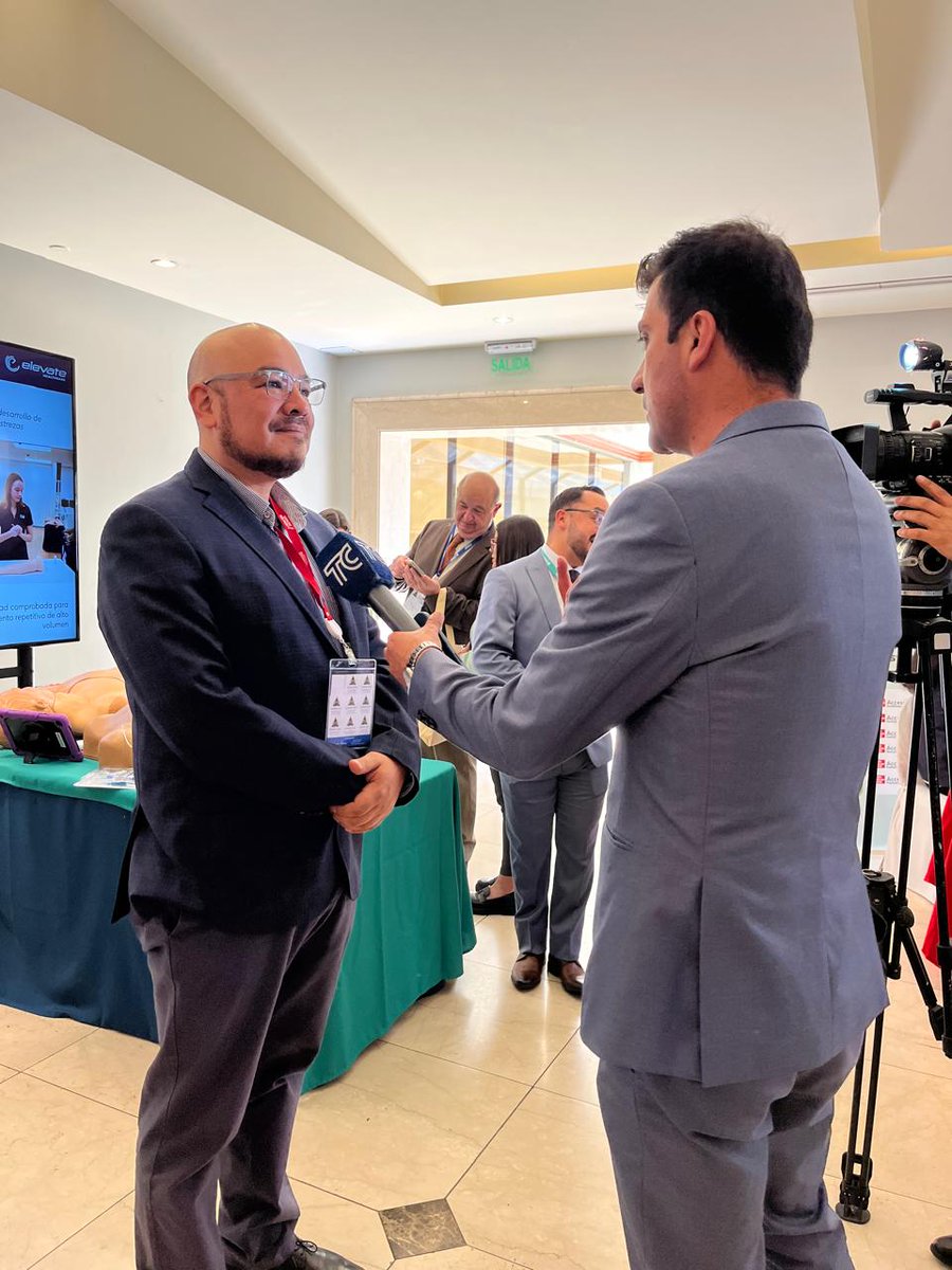 somesics's tweet image. Entrevista con el canal de TV más importante de Ecuador, el Dr. Herrera,  SOMESICS, habló de la importancia de la simulación aplicada en la educación  y, la relevancia de continuar generando redes de trabajo para seguir creciendo y aprendiendo.
#SOMESICS