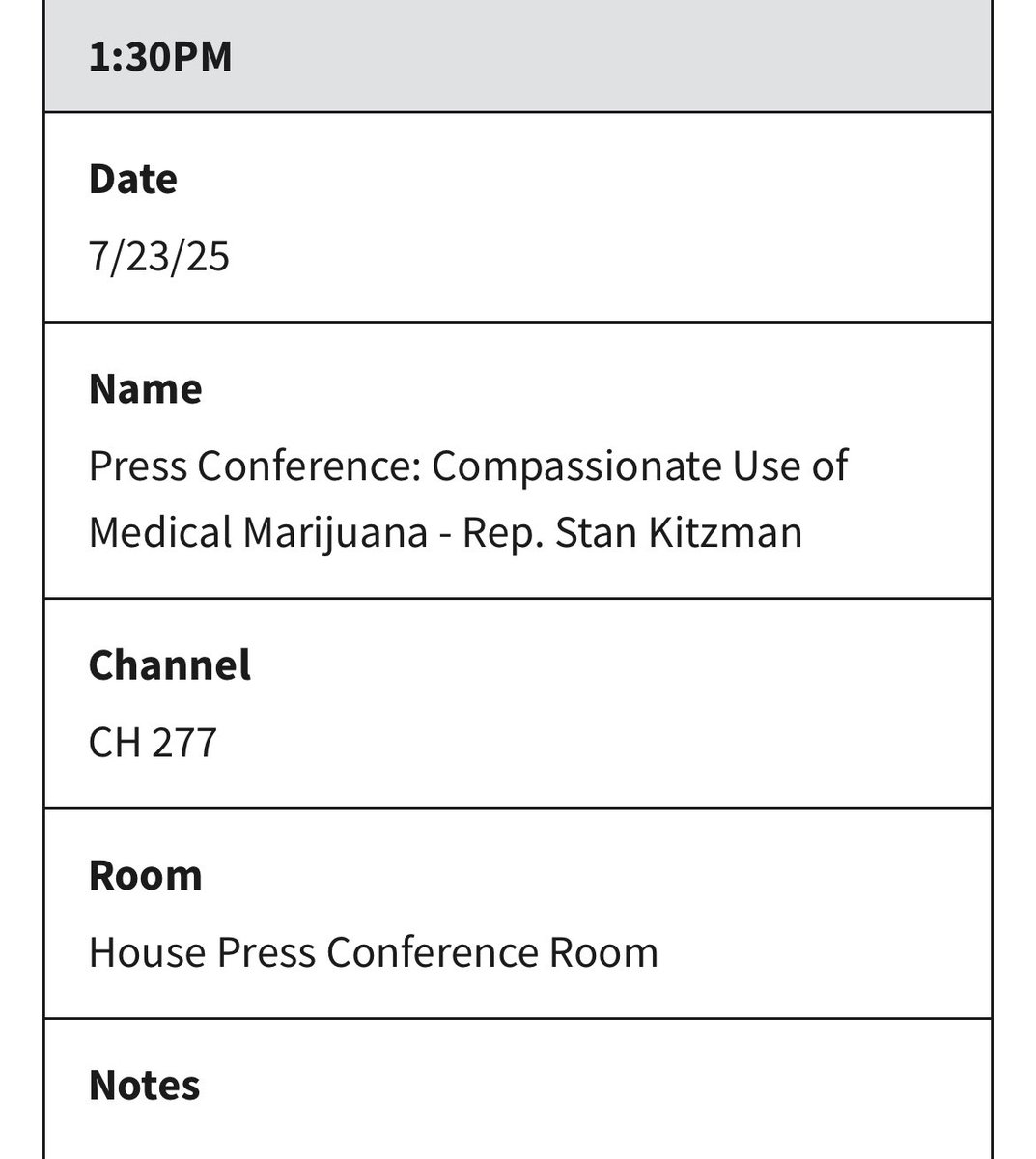 TCUP press conference at the Capitol today. We will drop the link to watch when it’s available.