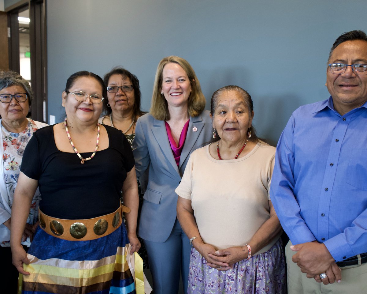 AZAGMayes's tweet image. I was honored to host Havasupai Chairwoman Bernadine Jones and other Tribal Nation leaders at my office. I will always work closely with Arizona Tribal leadership on the issues facing their community. Together, we can continue to protect Tribal sovereignty and public lands.